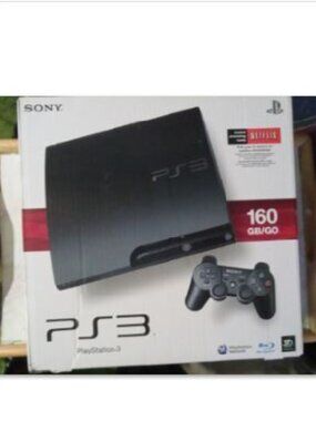 BOX ONLY PS3 160GB System Playstation 3 Net Flix Console Packaging Only